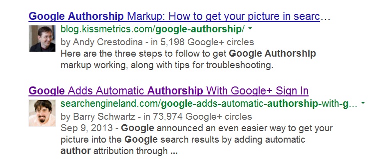 old author markup
